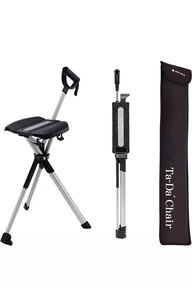 Ta-Da Chair Trekking Hiking Folding Walking Stick w/Seat 32.3” OPENBOX MSRP $180