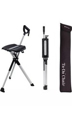 Ta-Da Chair Trekking Hiking Folding Walking Stick w/Seat 32.3” OPENBOX MSRP $180