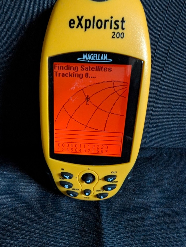Magellan eXplorist 200 Handheld GPS Unit Waterproof Hiking Geocache Portable