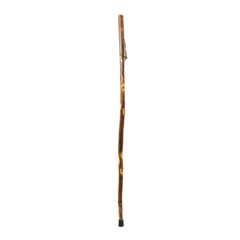 55 In. Hiking Walking Stick Strong Durable Hawthorn Wood Handcrafted in the USA