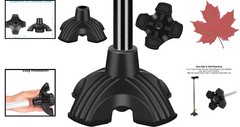 Reliable Rubber Cane Tip – Self Standing – Durable – Fits 3/4″ (19mm) Canes