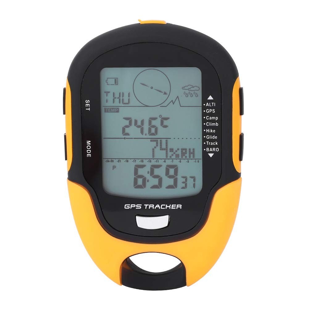 Multifunction Digital Altimeter, Waterproof Handheld GPS Navigator Tracker with