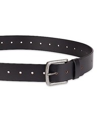 Men’s Fully Adjustable Everyday Casual Belt Small (30-32) Black