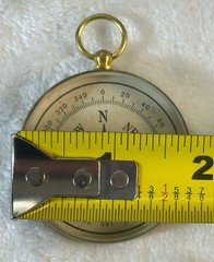 Vintage PRECISION Pocket Compass No. 1088 with Original Box Japan 1.75”