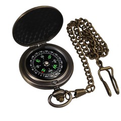 Compass Pocket Brass Watch Style Military Army Outdoor Camping Hiking Tool US