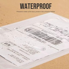 7.5” x 5.5” Packing List Pouches, Shipping Label Envelopes Clear Self
