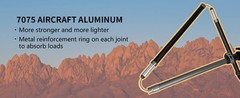 Collapsible Trekking Poles for Hiking – Lightweight Folding Walking Sticks for