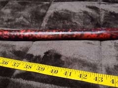 46″ Hand Crafted Wooden Walking Stick/Staff-(RED ASH DESIGN)w MARS TOP