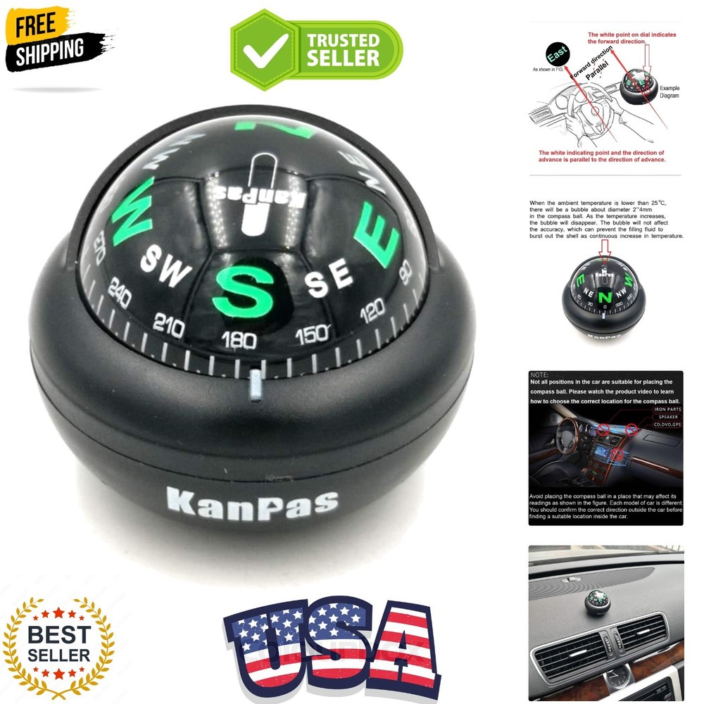 Automotive Compass Ball for Car or Boat