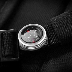 1Pc Slip-On Watch Band Compass, Mini Watch Strap Button Compass, Wrist-Mount …