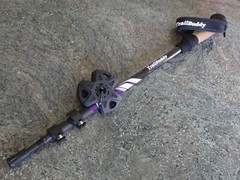 TrailBuddy Adjustable Hiking Poles for Snowshoe & Backpacking, Plum Purple – NIB