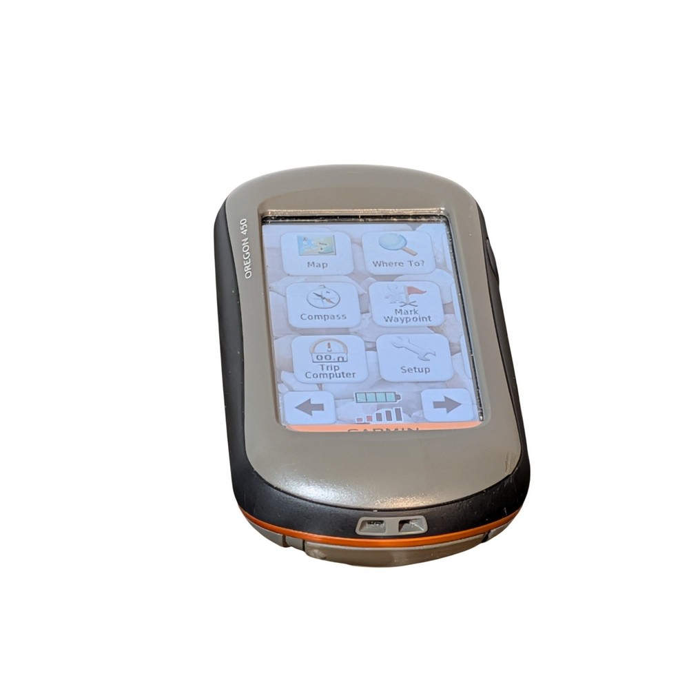 Garmin Oregon 450 Handheld GPS Navigator Touchscreen Hiking Geocaching