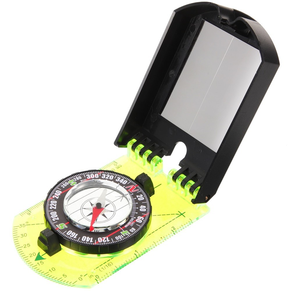 Multi-color Outdoor Pocket Compass Hiking Survival Sighting Map for