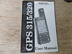 MAGELLAN 315 Portable GPS Navigator Boating Hunting Hiking Box Manual & Case