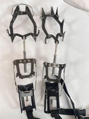 Vintage GAB Crampons Ice Climbing Mountaineering Adjustable Made West Germany