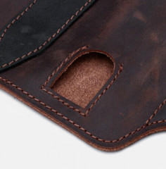 PU Leather man Sheath Multitool With Pen Holder Sheath EDC Pocket Organizer