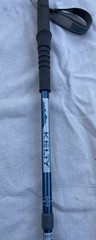 Kelty Adjustable Trekking Pole Twist Lock w/ Wrist Strap Basket Tip Blue/Black