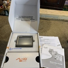 Mio Digi Walker Model C230 Portable GPS Navigation Text To Speech Powers On