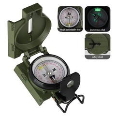 Wilderness Survival Compass for Kids – Magnetic Navigation Gear Set for Hiking,