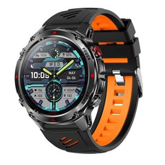 HT37 Military Smart Watch Built-In GPS Positioning Compass Altimeter Flashlight