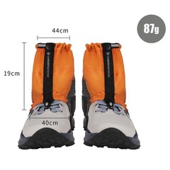 Lightweight Adjustable Low Gaiters for Outdoor Activities in All Weather