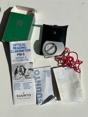 Suunto PM-5/360 PC Clinometer New with Paper Work,case with Vintage Box.