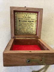 Gift for Son from Mom Dad Aladean Engraved Compass 2″ I Love You