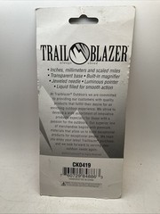 Trail Blazer Orienteer Compass – 5.25″ Liquid Filled With Luminous Markings