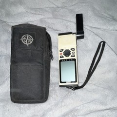 Garmin GPS 45 Handheld Hiking GPS Black Beige with Carry Case