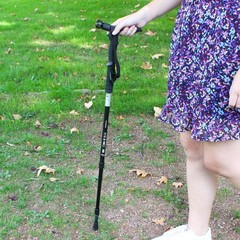 Bâton de randonnée éclairant Illuminated Walking Stick, Black, 67 cm