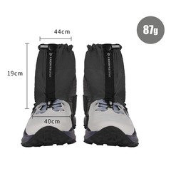 Lightweight Adjustable Low Gaiters for Outdoor Activities in All Weather
