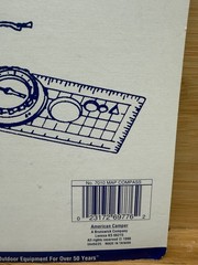 Vintage 1996 American Camper Map Compass No. 7010 Sealed NOS Made In Taiwan