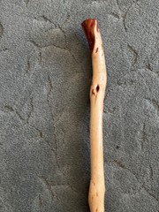 43 in. – Hand Carved Diamond Willow – Finished – Hiking / Walking Stick ,j101