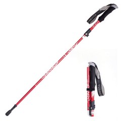 Ultralight Aluminum Alloy 5Sections Walking Poles Adjustable Trekking Poles Tele