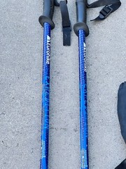 Set of Eurokike Expedition Antishock Twistlock Trekking poles 105-135CM .. 18A