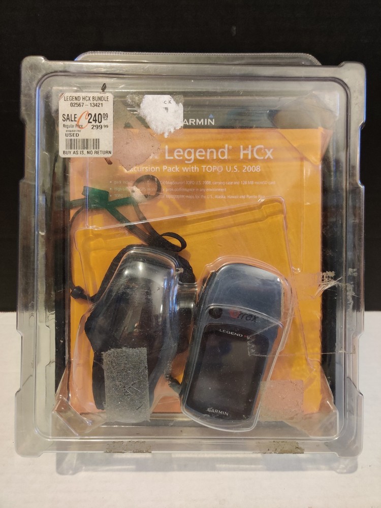 Garmin eTrex Legend HCx GPS Excursion Pack – Complete Bundle, Tested & Working