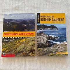 Northern California Hiking Guide Books 100 Classic Hikes & Coastal Trails Set