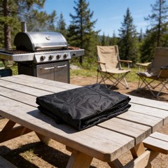 Waterproof Grill Cover with Adjustable Fit for Gas Grills Outdoor Use
