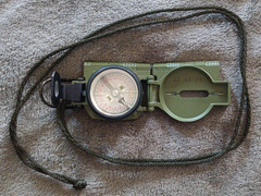 Cammenga Model 3H Tritium Lensatic Compass Olive Drab Mfg October 2022