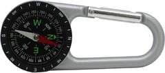camping carabiner with compass