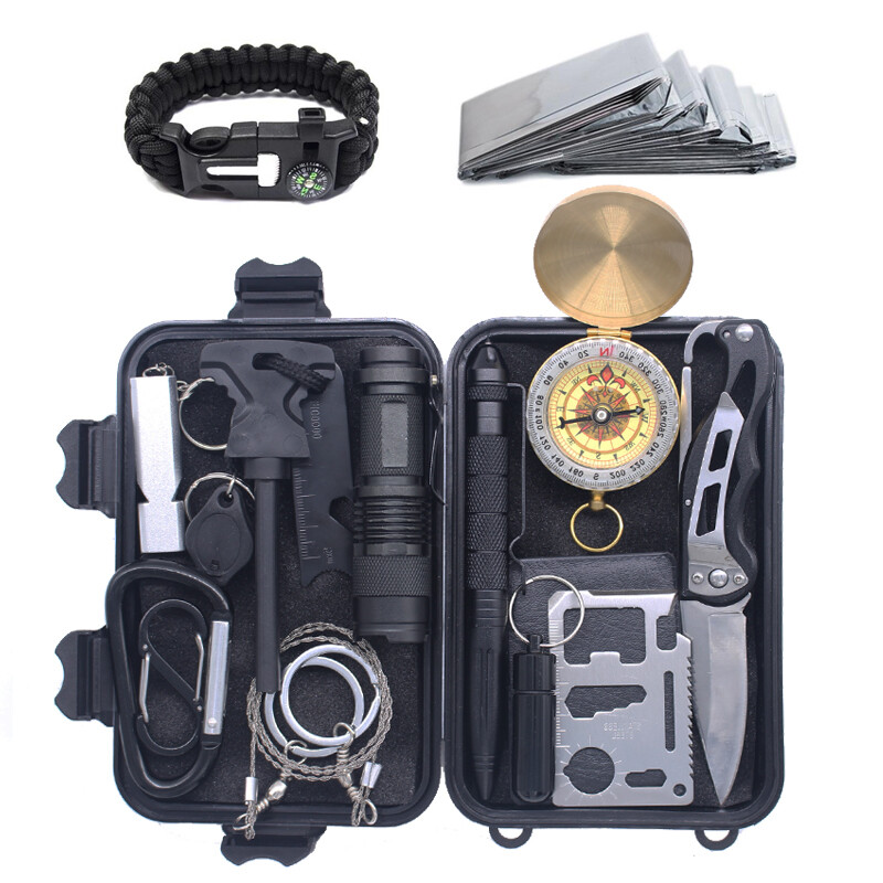 Sirius Survival 15in1 Hiking Kit – Emergency Tools & Kit for Survival Situations