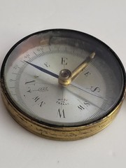 Small Pocket Compass Made In France