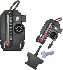 Outsider – 4-In-1 Survival Multi-Tool | Compass, Thermometer, Whistle, and Fire