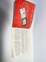 Vintage 1980 Silva Ranger Compas Instruction Manual EC