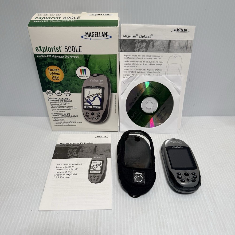 Magellan eXplorist 500 LE Handheld (Will Need Battery For Extended Use)