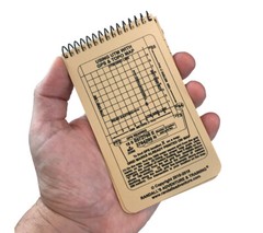 Navigation Notebook Esee Waterproof Grid Paper Map Overlay Scale