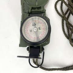 Cammenga Model 27 US Military Phosphorescent Lensatic Compass Tested W Pouch