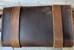 Ruck & River Leather Spice Wallet 6 Glass Jars Spice Rack – New