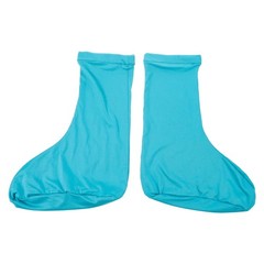 1 Pair Durable Blue Hiking Boot Gaiters Breathable Sandproof Shoe Covers