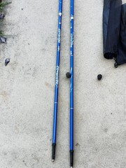 Sets of Covacure Trekking Poles 110-130CM Blue .. 9X